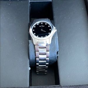 Movado stainless steel diamond women’s watch